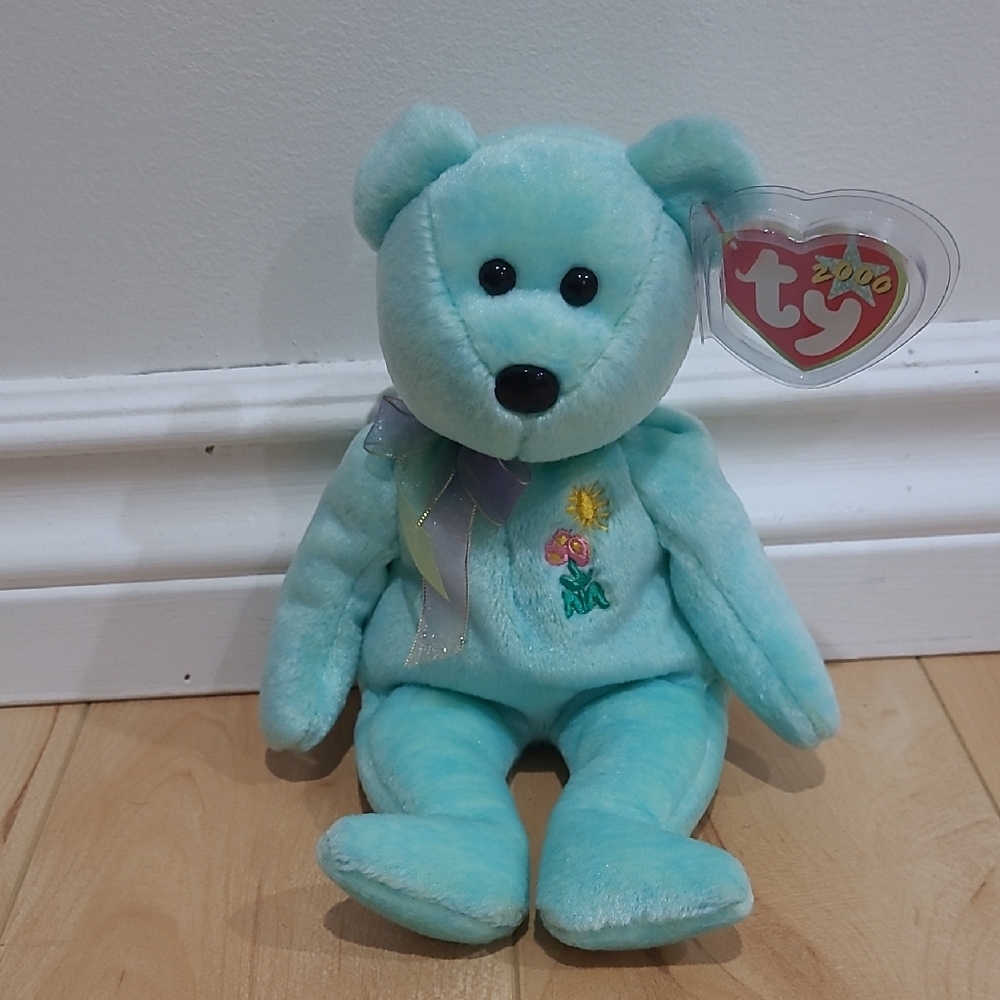 Ty 2000 Ariel Blue Stuffed Animal Plush Toy